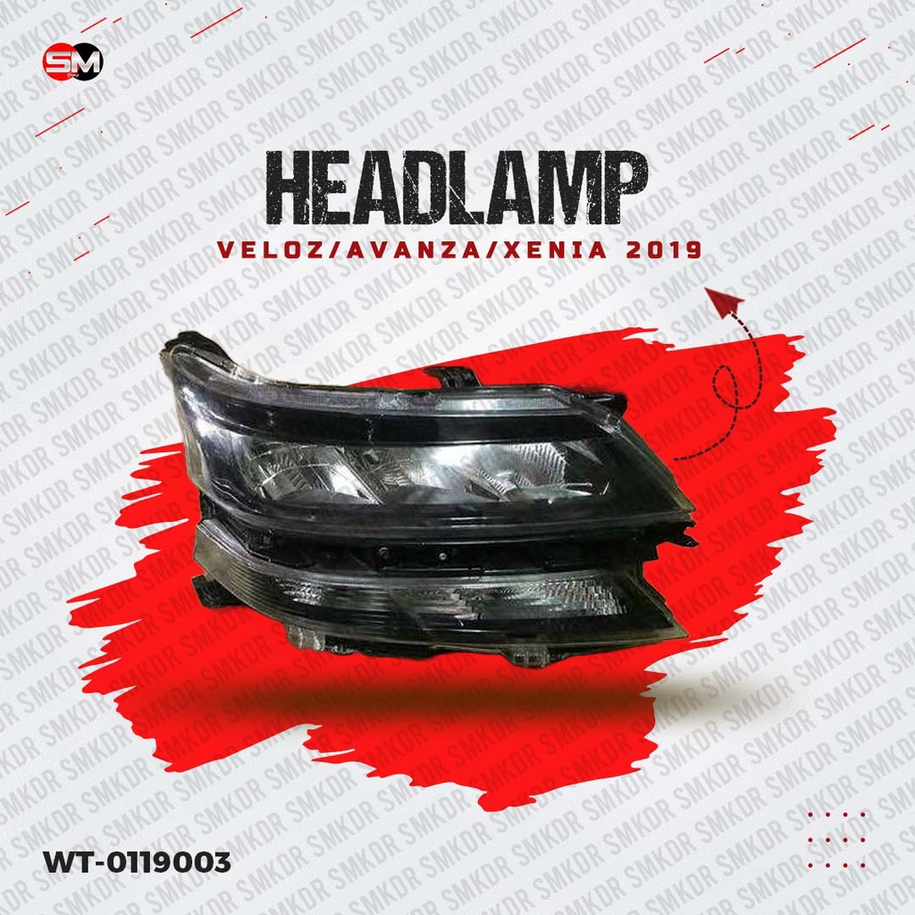 HEAD LAMP/LAMPU UTAMA/BESAR/DEPAN KANAN/KIRI "AVANZA/XENIA/VELOZ 2019"