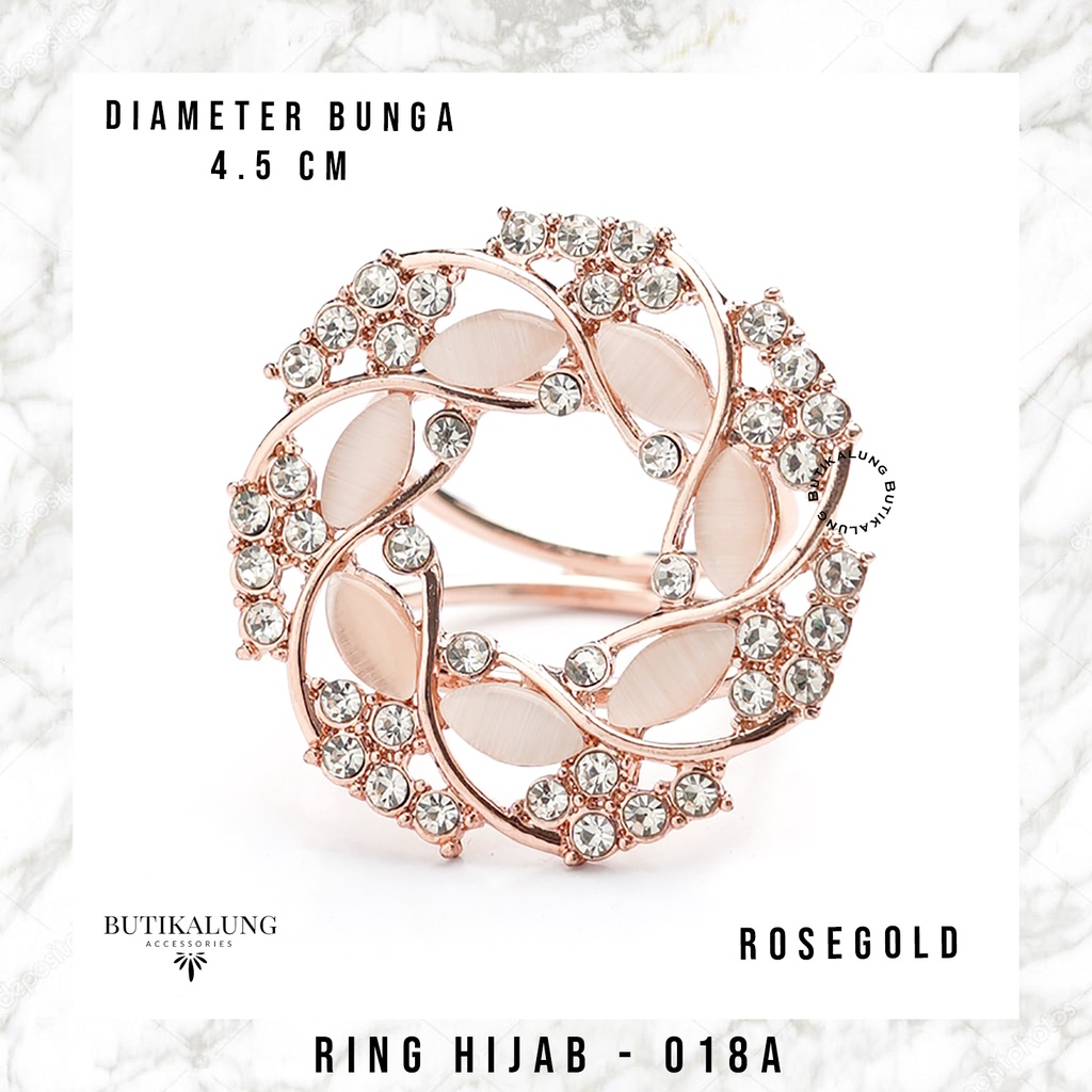 Bros Serut Ring Hijab Cincin Jilbab Aksesoris Muslim 014 - 024