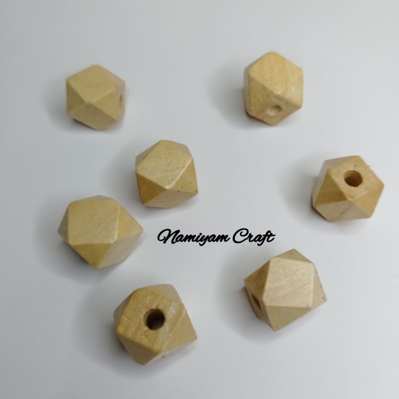 Manik kayu wajik | Mote Kayu Wajik 1,5cm