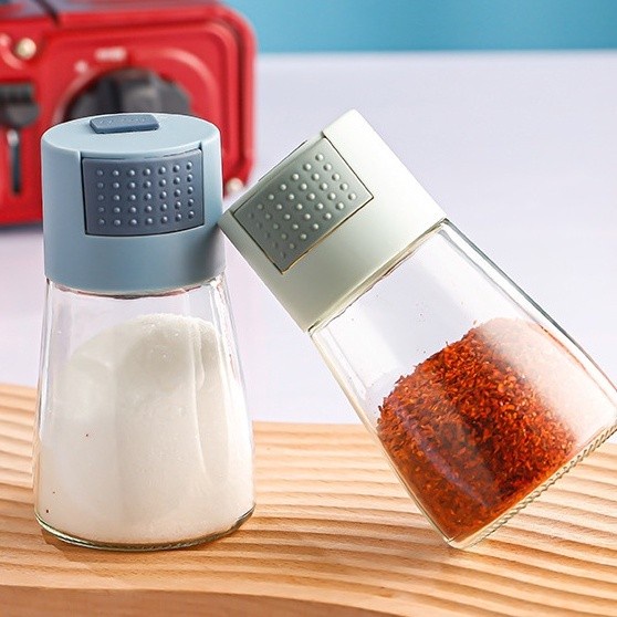 Tempat Bumbu Kaca Pencet / Dispenser Bumbu Kaca / Wadah Bumbu Kaca