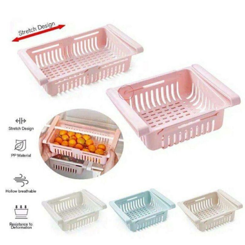 Rak Kulkas Multifungsi Storage Box Kulkas Organizer Wadah Kulkas