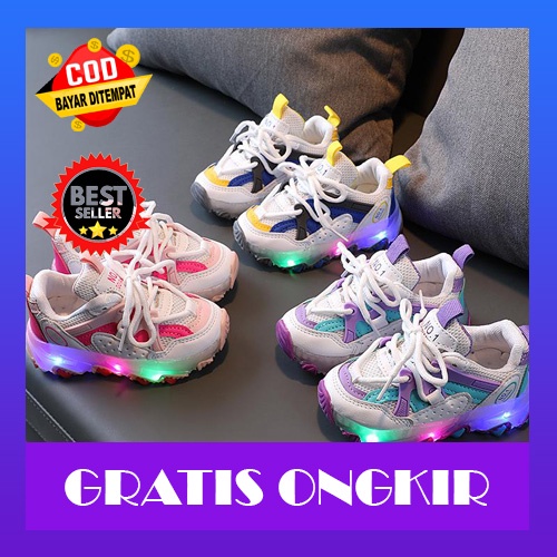 Sepatu Sneaker Anak Laki Laki Perempuan Umur 1 2 3 4 5 6 7 Tahun Murah / Sepatu Sekolah Anak Laki La