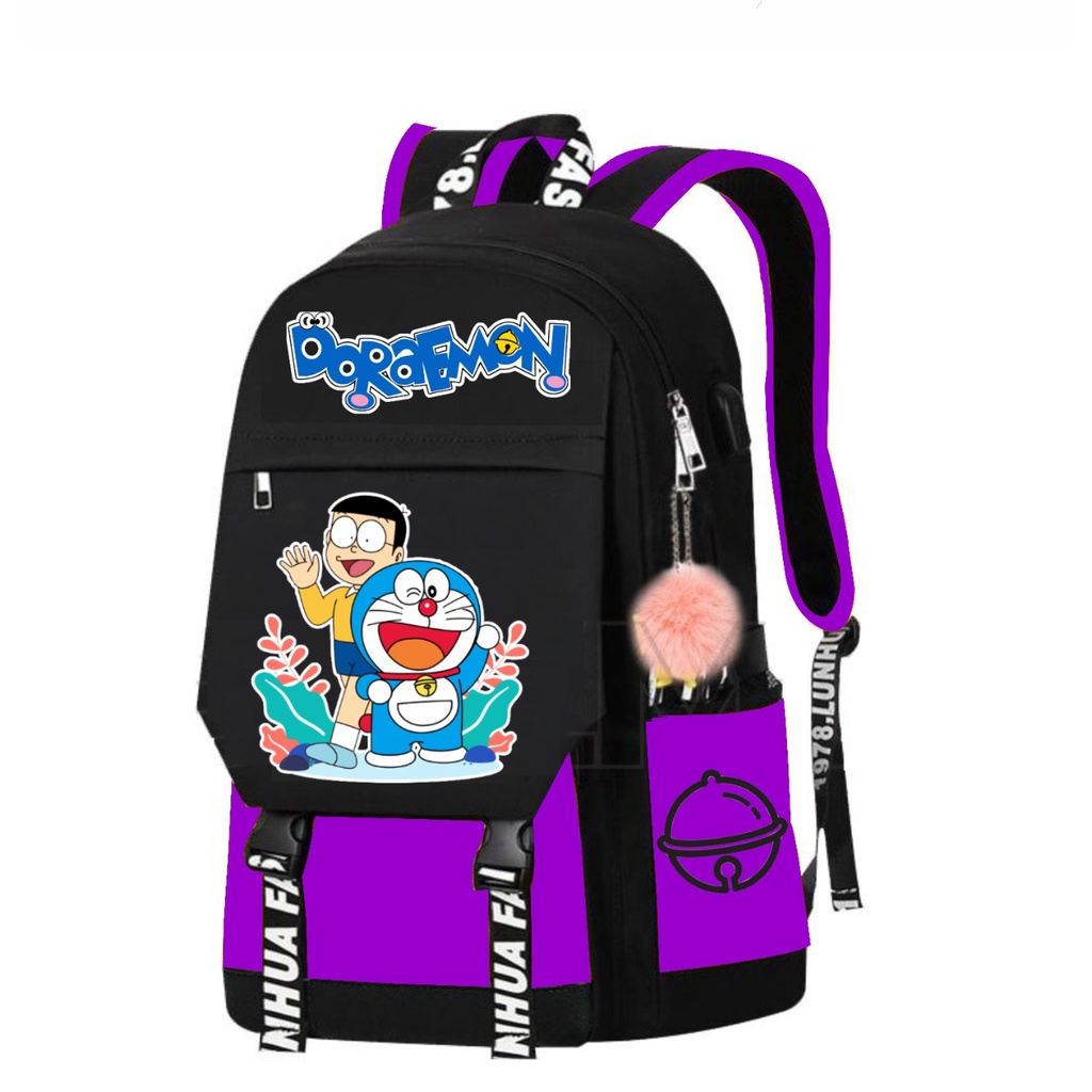 tas ransel anak sekolah PREMIUM karakter kartun DORAEMON terbaru 2022 bisa bayar di tempat ( COD )