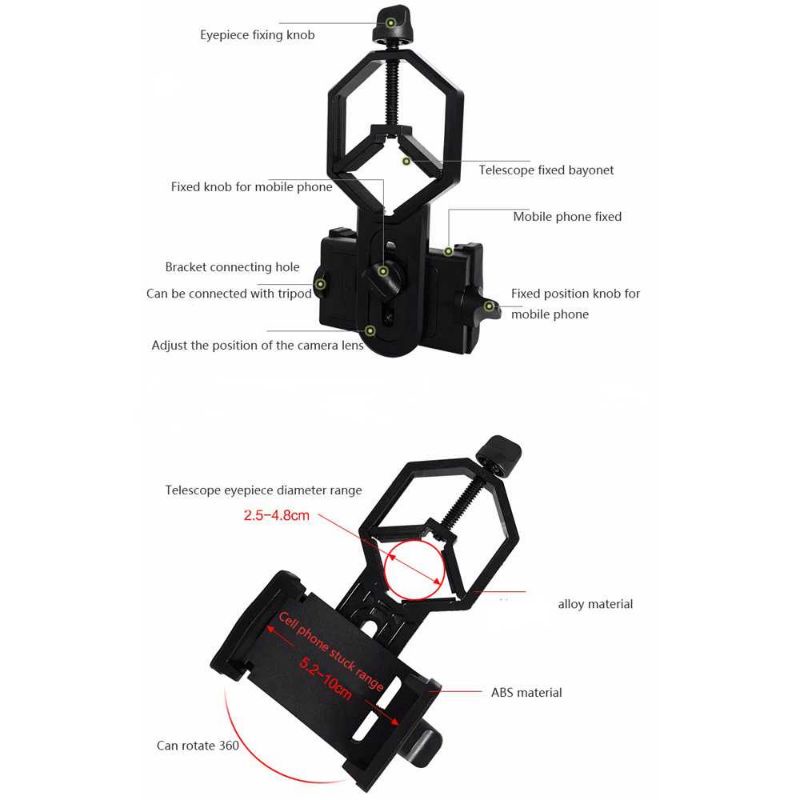 TaffSTUDIO Smartphone Holder Teropong Binocular Monocular - CM4