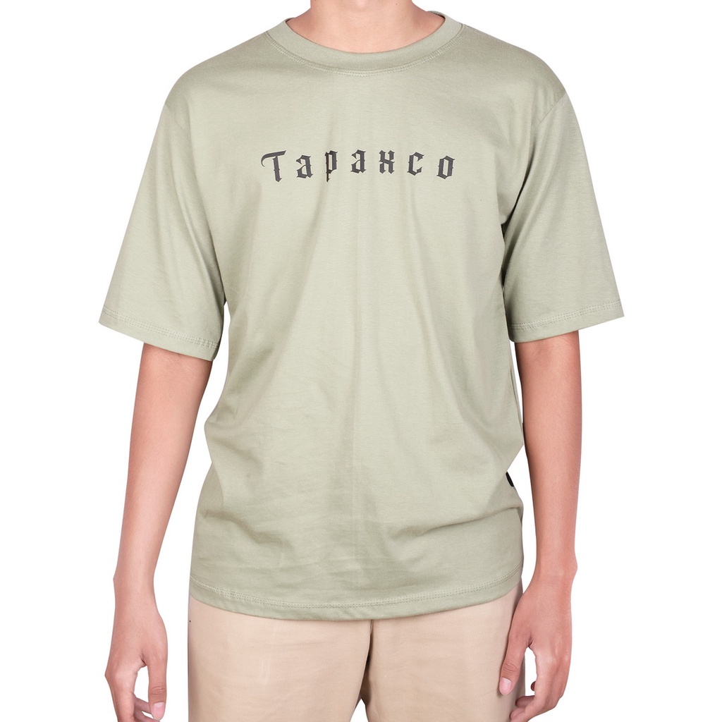 Kaos T-shirt Oversize Sage Green Kaos Pria Wanita