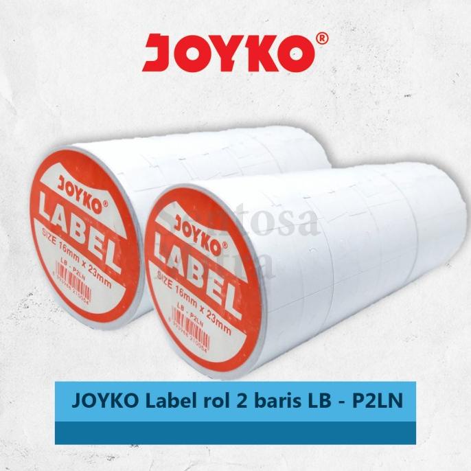 

Label rol 2 baris LB - P2LN Joyko TERMURAH