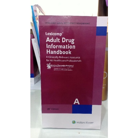 Lexicomp Adult Drug Information Handbook 29th Edition
