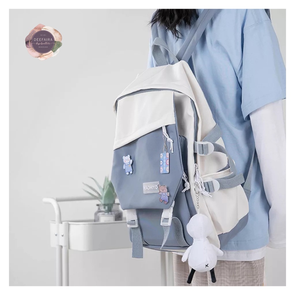 Tas Ransel Anak Perempuan Remaja Motif HH10 Gratis My B0ttl3 Untuk Sekolah Sd Smp &amp; Sma