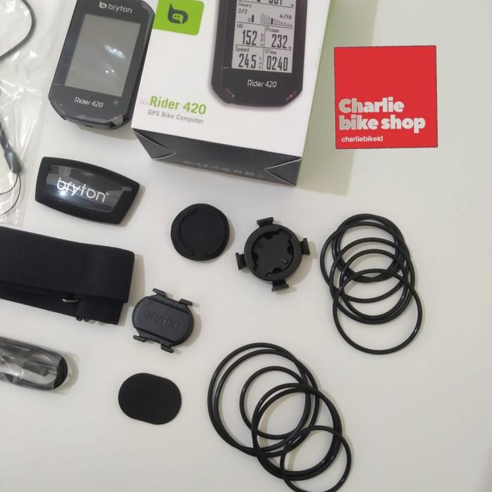 Bryton Cyclo Computer Sepeda Rider 420 with HeartRateMonitor & Cadence