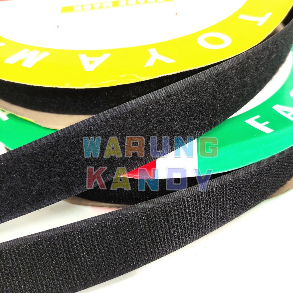 Velcro / Prepet 3/4&quot; Hitam