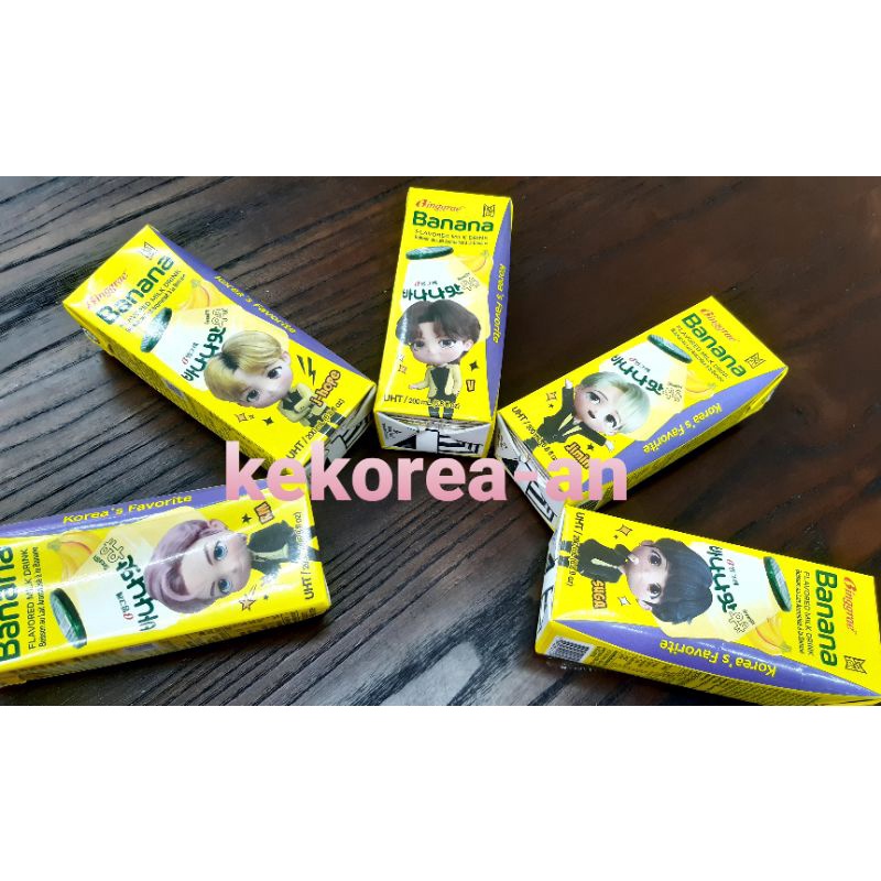 

Binggrae banana BTS/BTS