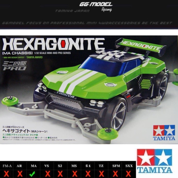Vehicle Model Tamiya 18653 Hexagonite