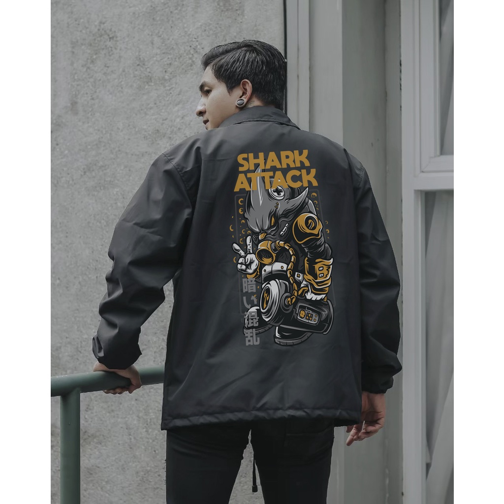 JAKET COACH PRIA DAN WANITA REMAJA KEKINIAN MURAH BERKUALITAS DISTRO ERIGO BAHAN PREMIUM