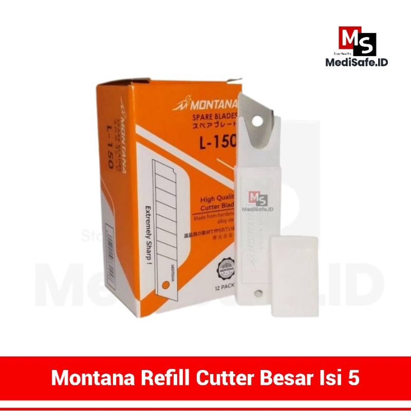 

Refill Cutter Besar L-150 Montana Isi 5 Pcs