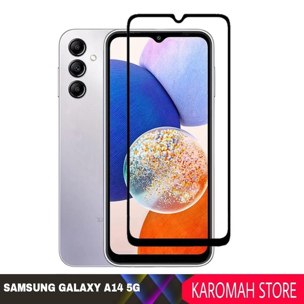 ANTI GORESS SAMSUNG GALAXY A14 5G 2023 SUPER QUALITY LIST HITAM - SAMSUNG A14 5G