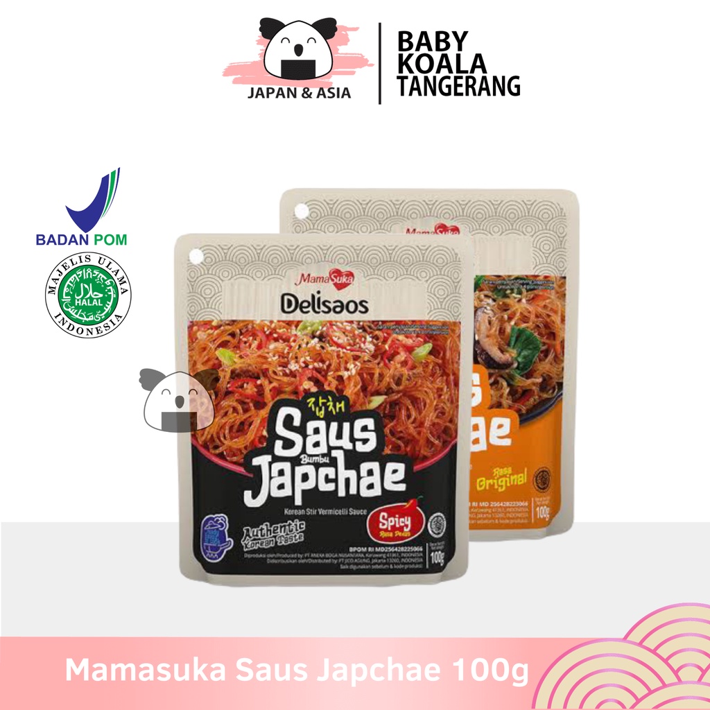 MAMASUKA Saus Japchae Noodle Glass Korea 100 g Halal -BKT