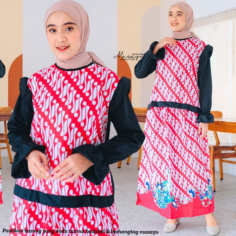 SET ROK BATIK | ONESET BATIK WANITA ORI MASAYU