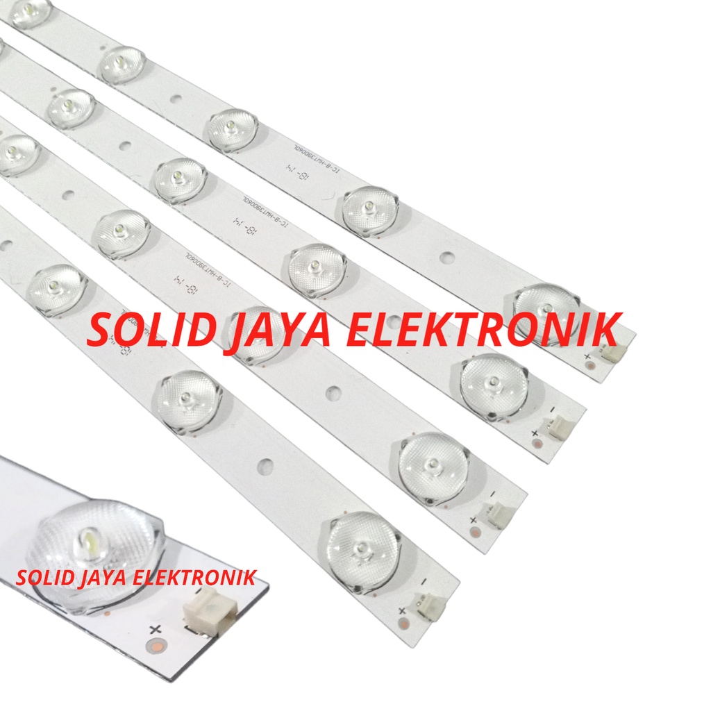 BACKLIGHT TV LED POLYTRON 40 INC PLD 40T851 PLD40T851 LAMPU BL 7K 3V 7KANCING LED 3 VOLT 8 STRIP BATANG POLYTRON 40INC 40IN 40INCH 40 INCH IN