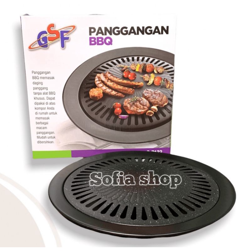 1kg isi 2 barberque gsf G-7132 panggangan BBQ gsf G 7132 FREE BUBBLE DAN FRAGILE