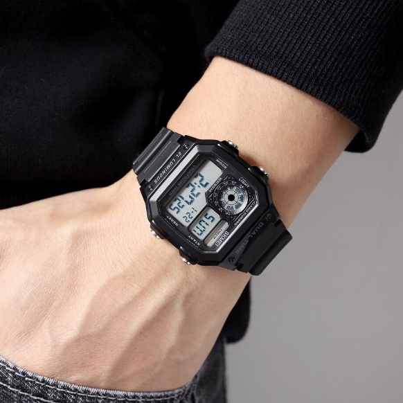 SKMEI Jam Tangan Pria Digital Sport Watch Chrono Dual Time Waterproof - 1998