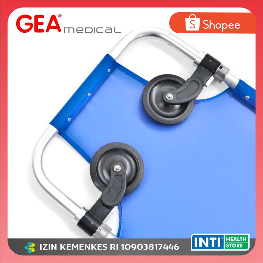 GEA Medical | Folding Strecher | Tandu Lipat 2 Plus Roda GEA YDC-1A1