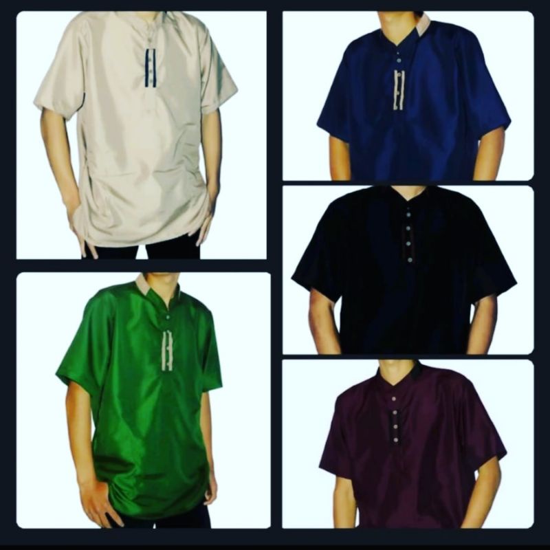 BAJU KOKO PRIA POLIMICRO 2023 + Free Kaos Polos