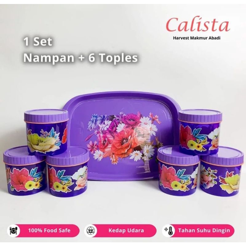 [MD] TONAM CALISTA/TOPLES NAMPAN SET 6 TOPLES + 1 NAMPAN