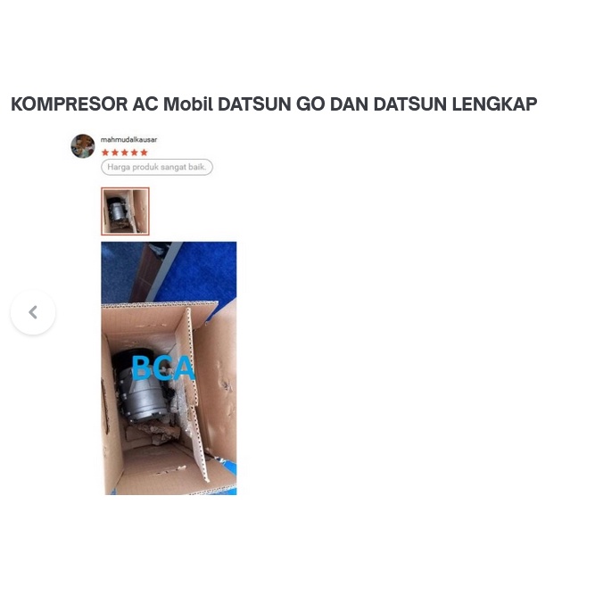 KOMPRESOR AC MOBIL SEMUA DATSUN DAN DATSUN GO DAN NISSAN MARCH 1200 CC