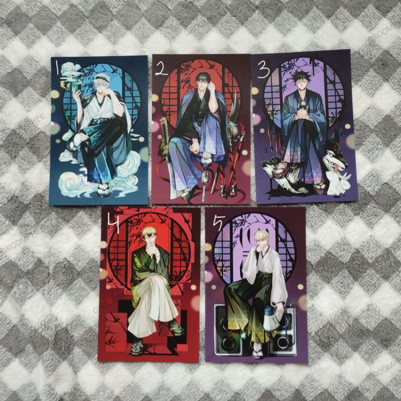 [READY STOCK] POSTCARD JJK JUJUTSU KAISEN DILF SUKUNA CHOSO TOJI GOJO GETO NAOYA TOGE MEGUMI YUUTA