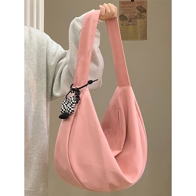 Tas Selempang Kanvas Wanita Tas Cewek Besar Messenger Cloth Bag GS 551