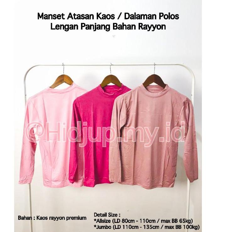 FLASH SALE Manset basic turtle neck Bahan KAOS Rayon Premium manset uniqlo, manset Atasan Baju Wanit
