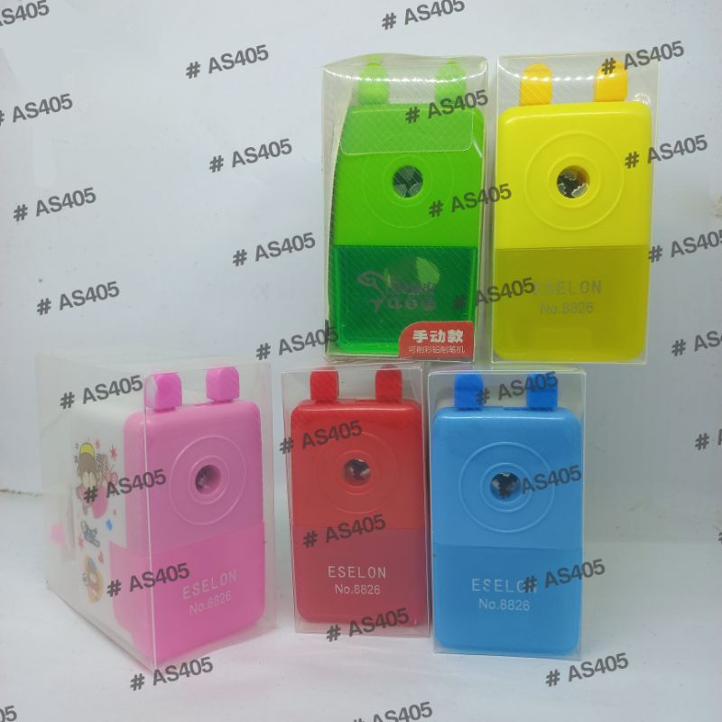 

Asahan / Rautan / Sharpener Meja Putar Kartun Lucu ESELON Warna