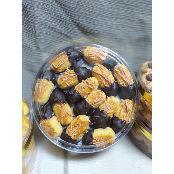 

Kastengel Coklat. Kue kering kastengel coklat