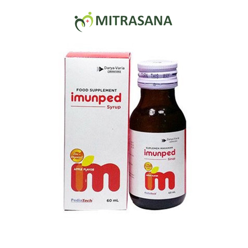 Imunped Sirup 60 ml -  Suplementasi Zinc dan Vitamin C pada anak-anak