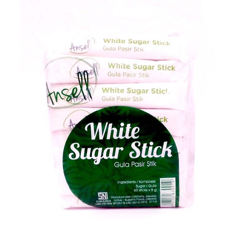 

Ansell White Sugar Stick 60'S 8Gr