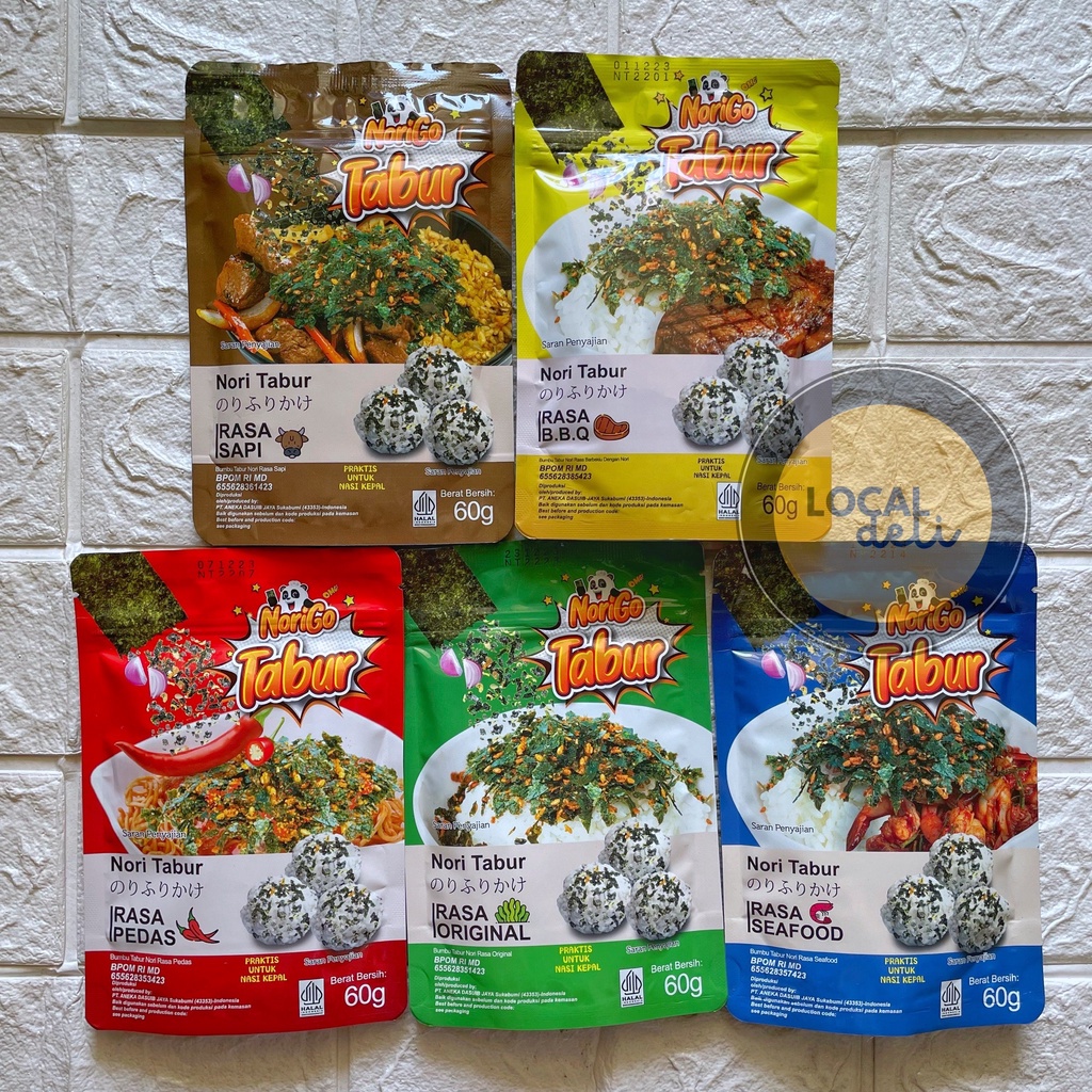 

Java Super Food Nori Tabur Halal Original / Pedas Spicy / Sapi Panggang 60gr