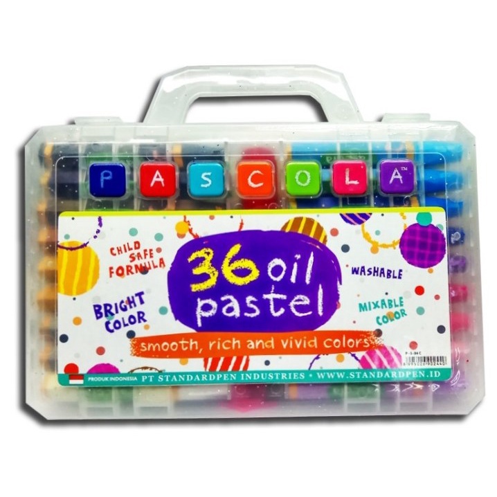 

Standard Pascola Oil Pastel 36 / Set ( Crayon / Pewarna / Coloring )