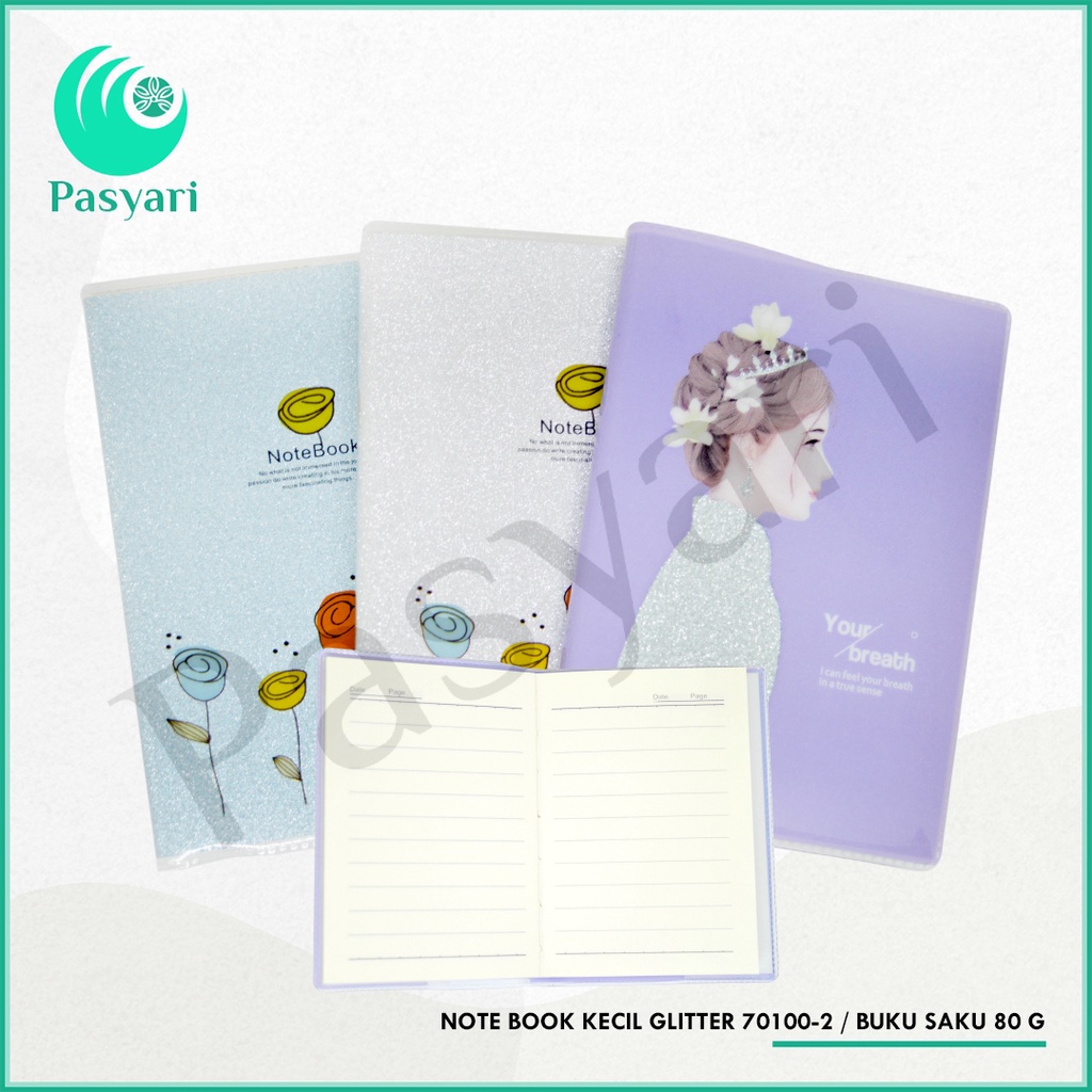

Note Book Kecil Glitter 70100-2 / Buku Saku 80g