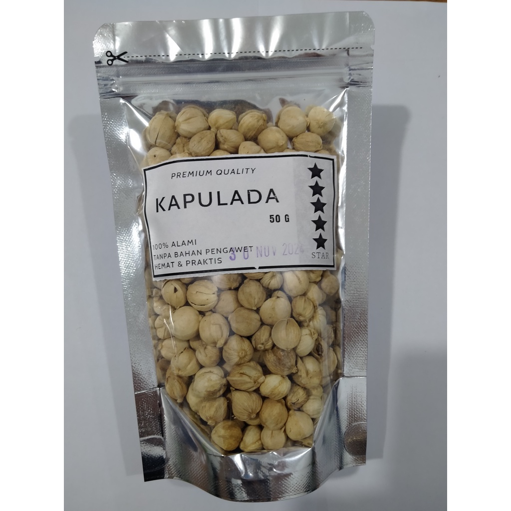 Kapulada Kapulaga Jawa 50 gr Tanpa Pemutih / True Cardamom / Rempah