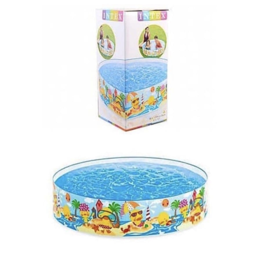 Intex 58477 Duckling Snapset Pool 122x25cm - Kolam Renang Anak