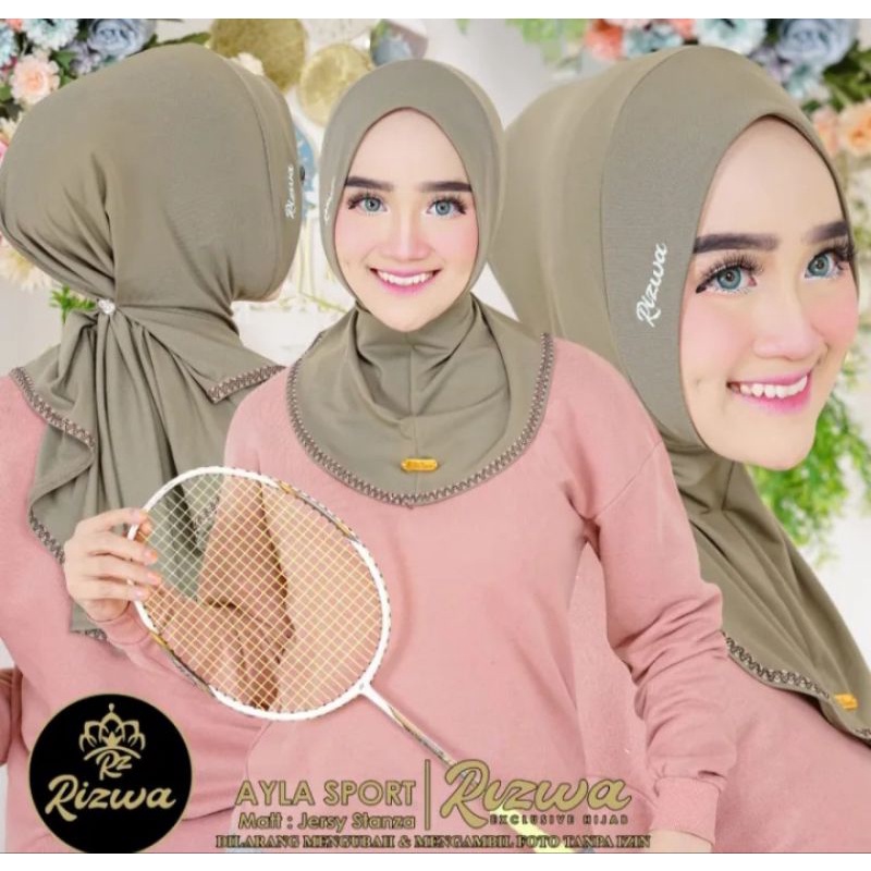 Hijab Sport Instan Alya By Rizwa