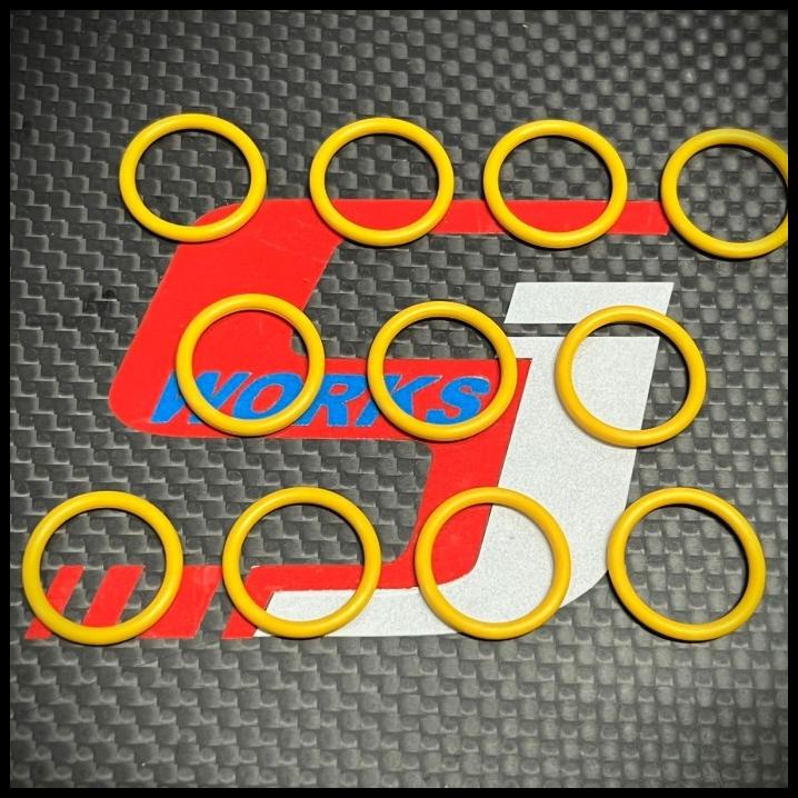 Rep Tamiya 15190, O Ring Set For 17/19 Roller (Yellow)