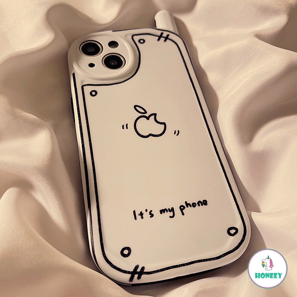 Casing Soft Case TPU Motif Kartun Line Buah Untuk IPhone 14 13 12 11 Pro Max