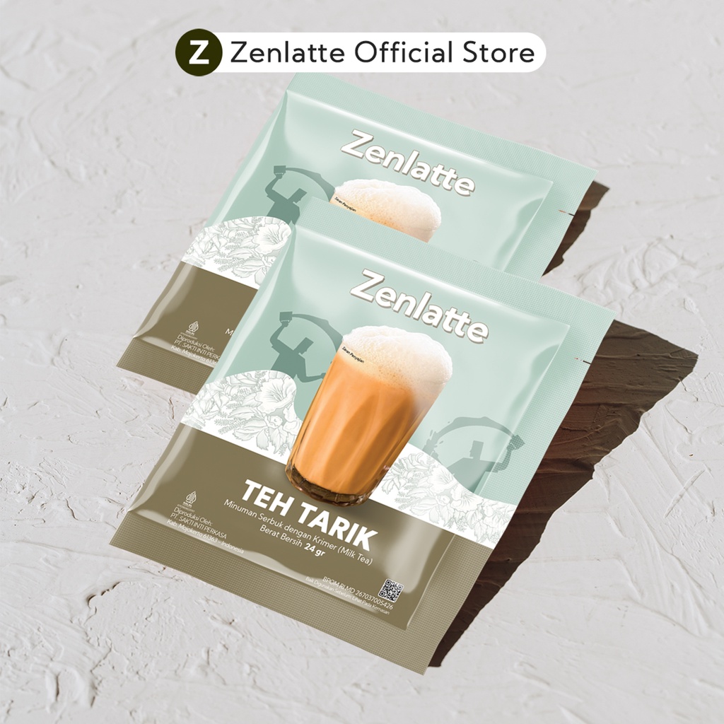 NEW ARRIVAL!! Zenlatte Teh Tarik Renceng - 1 Karton