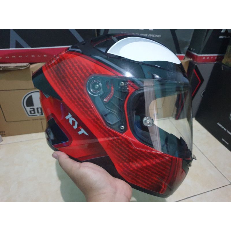 KYT TT COURSE DEADPOL LIMITED MARVEL EDITION BEKAS TERMURAH