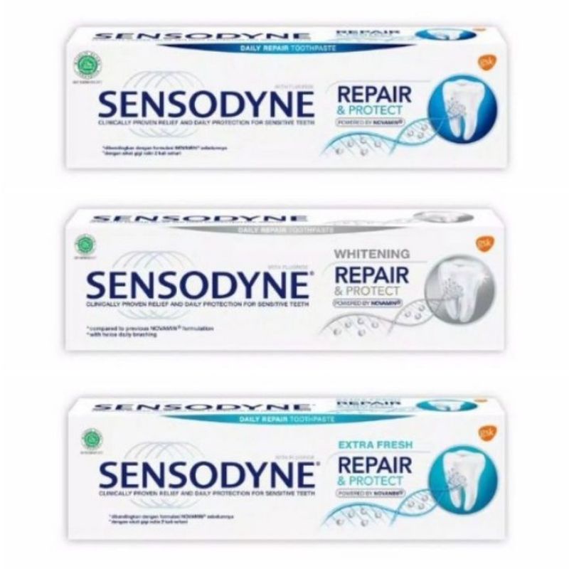 SENSODYNE REPAIR AND PROTECT EXTRA FRESH/HERBAL/ORIGINAL 100gr