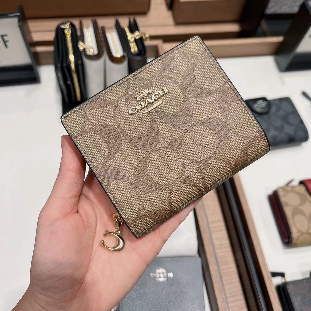 Dompet Kartu Wanita Dompet Koin Tempat Dompet Kartu Card Holder Signature Mini Zipper Aksesoris Lengkap