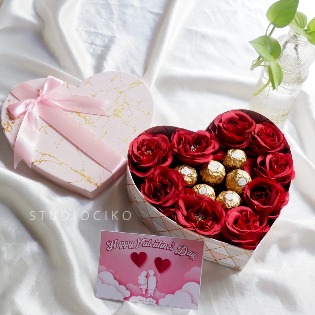 Kado Hampers Coklat Valentine Premium Hadiah Anniversary Pacar Ulang Tahun Gift Box Cokelat