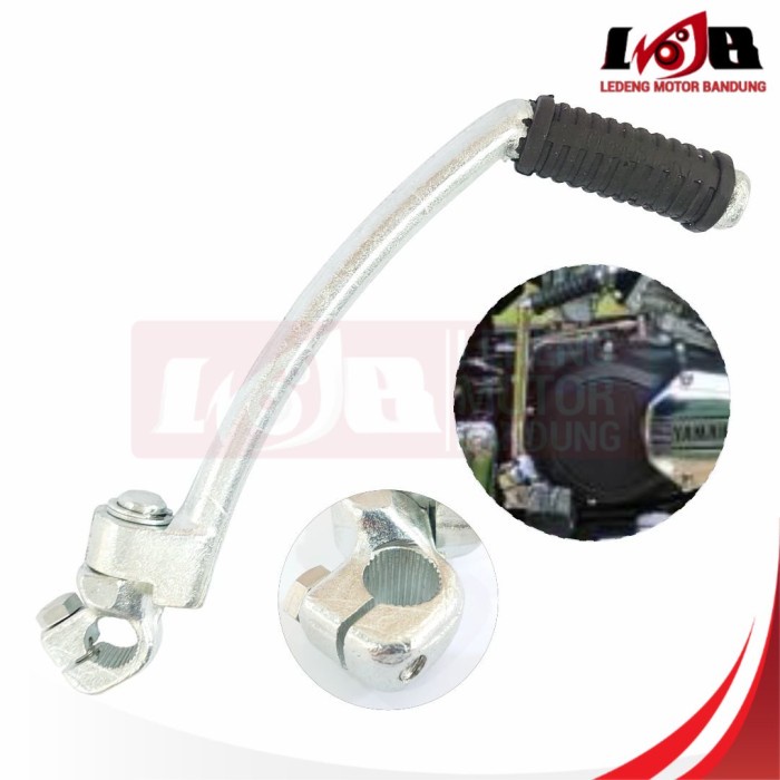 Kick Stater Selahan Engkol Yamaha RX King S Crome Bagus Tebal