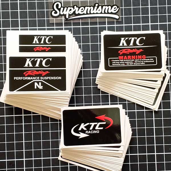 Stiker Shock KTC Racing Baru | Sticker KTC Racing | Stiker Shock KTC untuk Motor | Stiker Motor KTC Racing